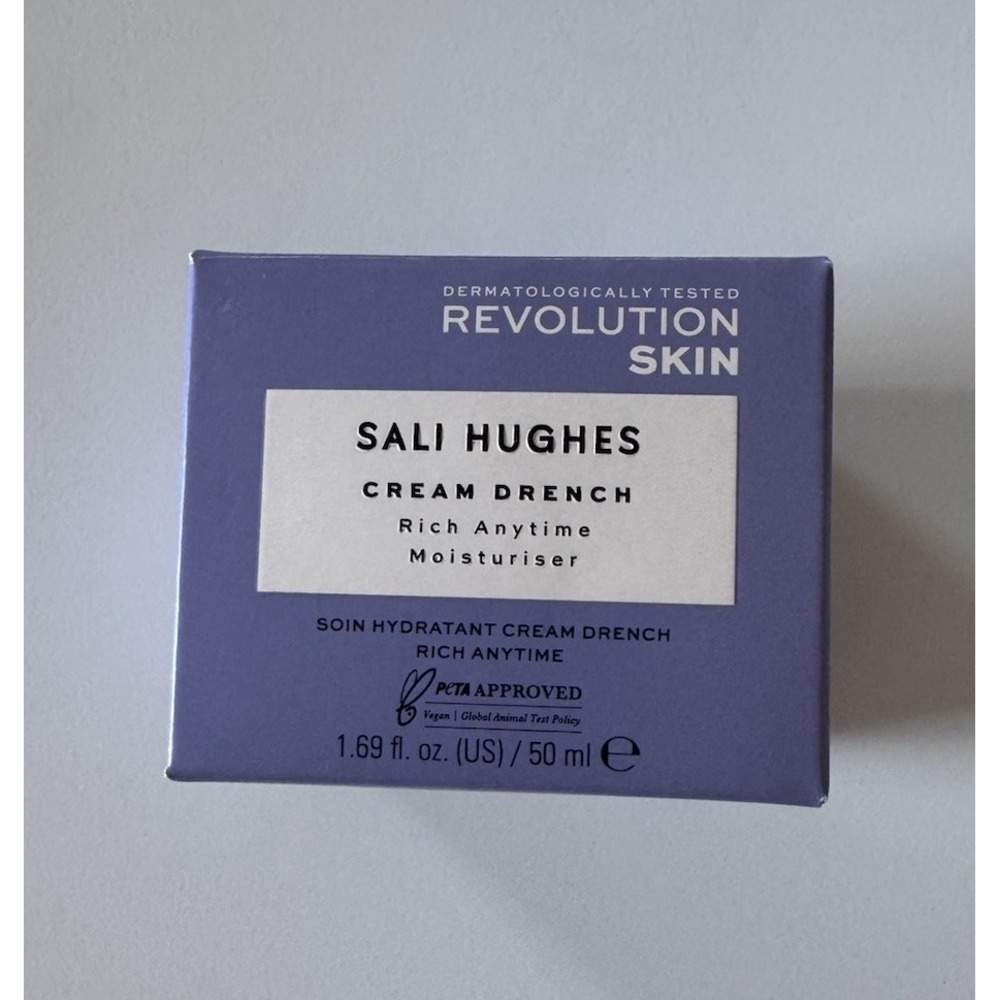 Revolution Skin Sali Hughes Cream Drench-Rich Anytime Moisturiser 1.69 fl oz-New